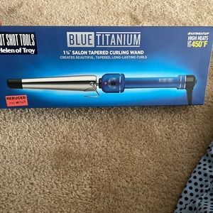 Blue Titanium 1 1/4 curling wand
